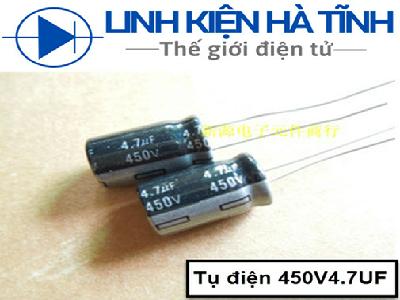 TỤ HÓA 4.7UF 450V TỤ HÓA 4.7UF 450V